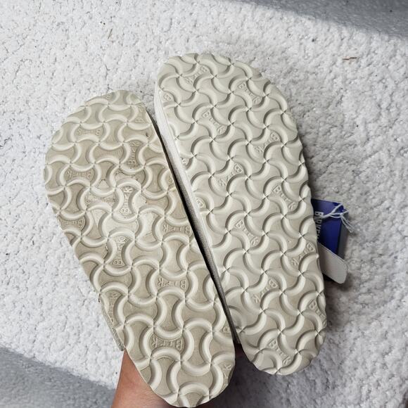 Birkenstock Boston Suede White Slip-ons clogs size 36 US 5-5.5 - Picture 5 of 5